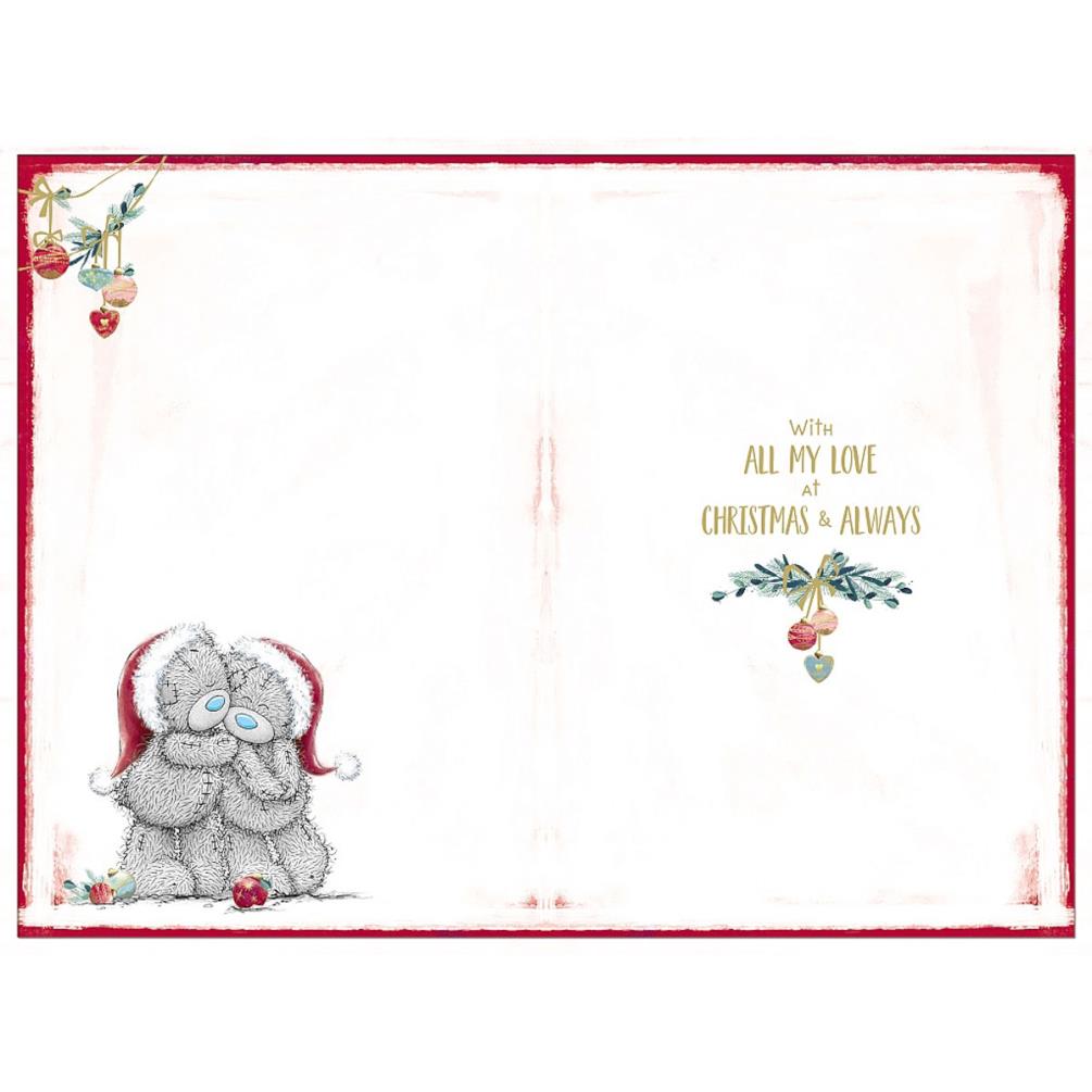 Husband Verse Me to You Bear Christmas Card Extra Image 1